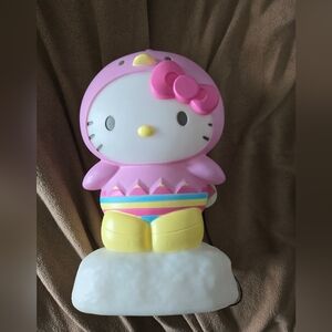 Hello Kitty Easter as Chick Lighted Blow Mold Décor  8.26 x 4.72  x 12 in (NEW)